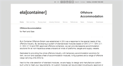 Desktop Screenshot of ela-offshore.com
